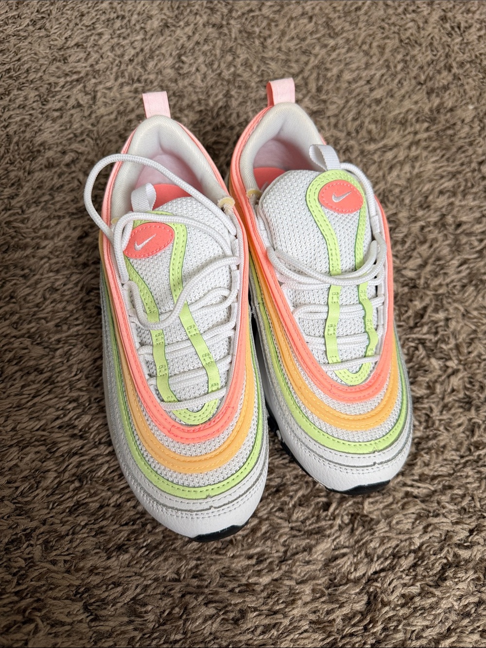 Nike Air Max 97 Multicolor Sneakers – Big Kids Size 5.5